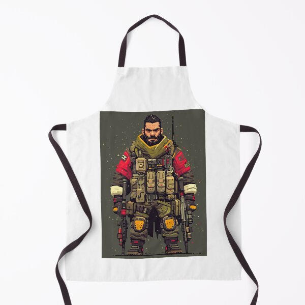 Item preview, Heavy armored futuristic soldier with red tactical accents designed and sold by Piotrek0001.
