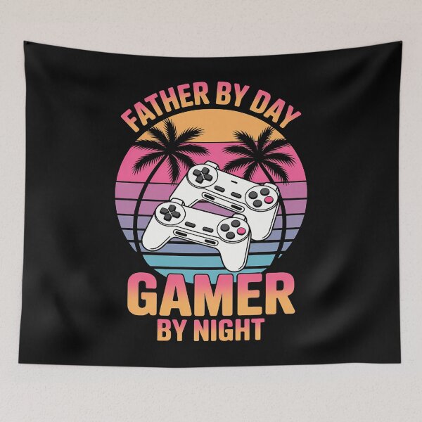 Item preview, father by day gamer by night designed and sold by CruelShadesSt.
