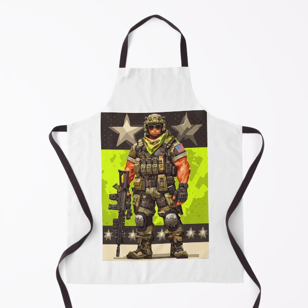 Item preview, Comic book style soldier with stars and stripes designed and sold by Piotrek0001.