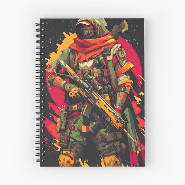 Item preview, Hooded mercenary with face mask and red scarf designed and sold by Piotrek0001.