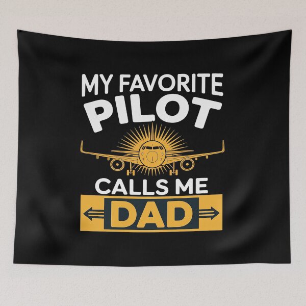 Item preview, My Favorite Pilot Calls Me Dad Aviation Pilot Fathers Day designed and sold by CruelShadesSt.