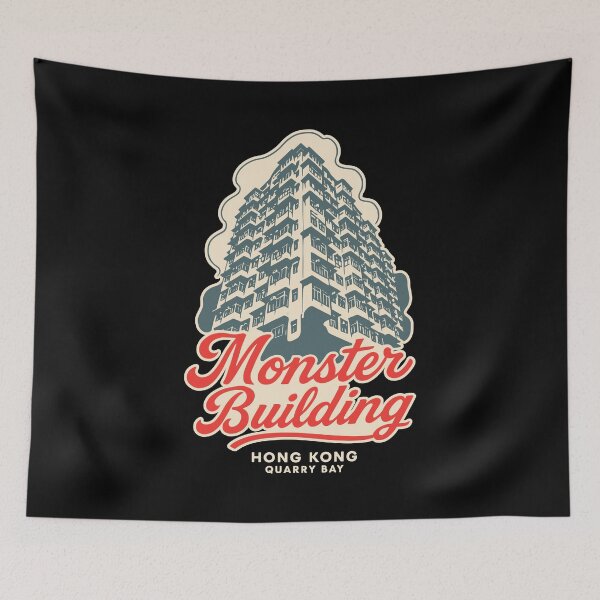 Item preview, Monster Building Hong Kong Architecture designed and sold by Boogosh.