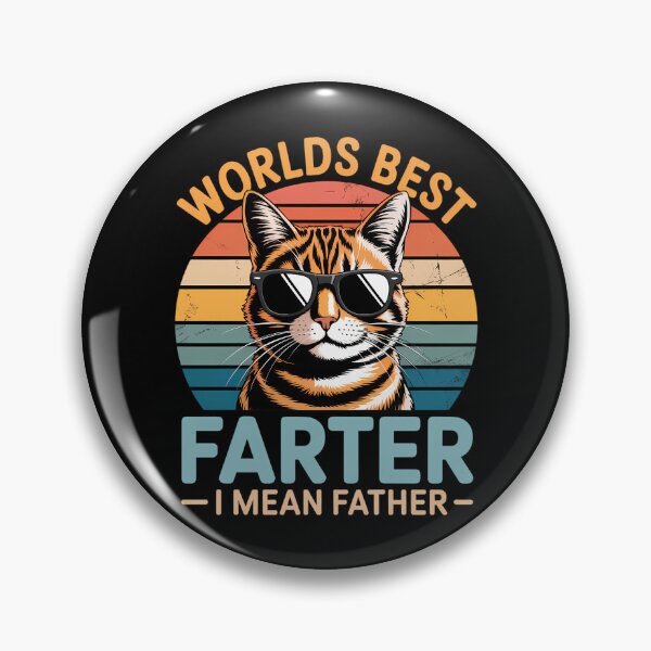 Item preview, World's Best Farter I Mean Father Cat Dad Fathers Day designed and sold by CruelShadesSt.