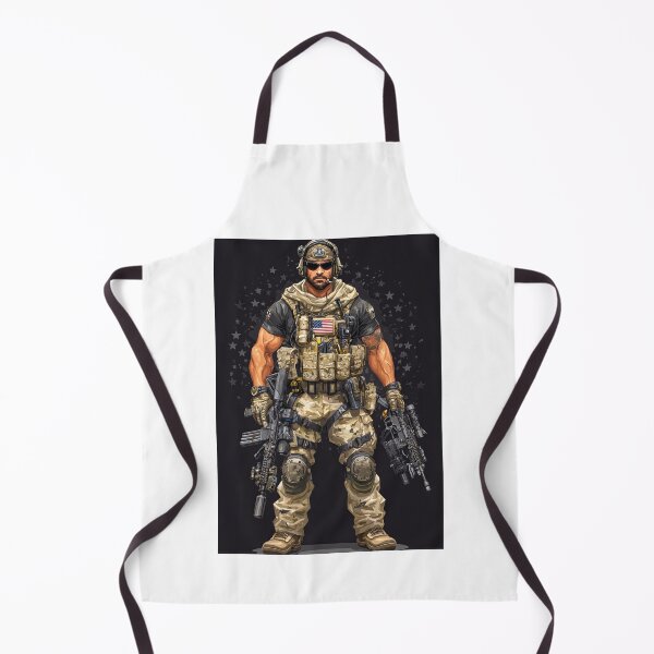 Item preview, Set of six full body tactical soldier illustrations designed and sold by Piotrek0001.