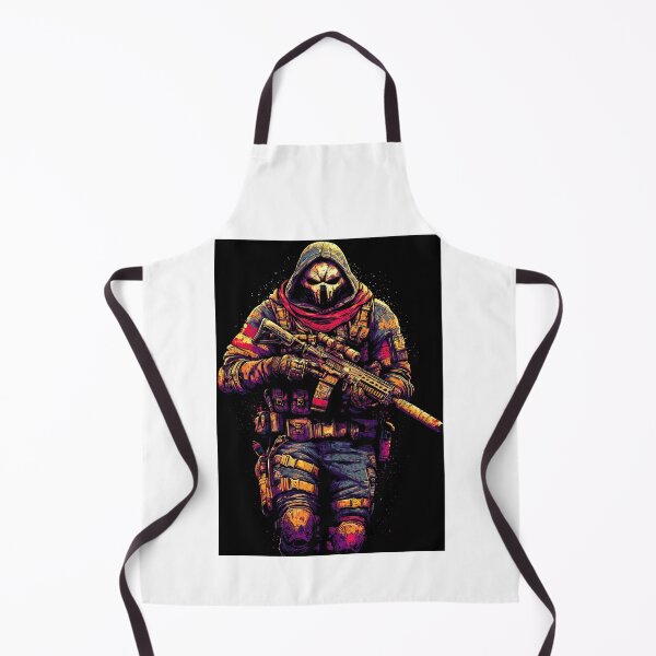 Item preview, Grim reaper style soldier with neon lighting effects designed and sold by Piotrek0001.