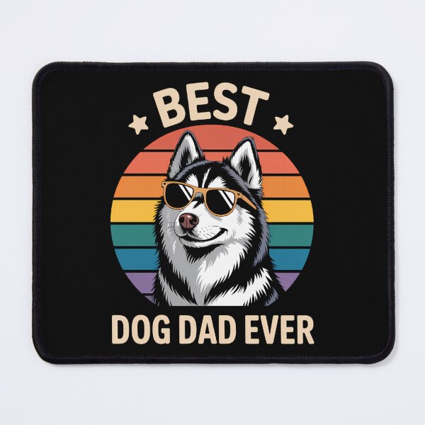 Item preview, Best Dog Dad Ever Siberian Husky Father's Day Gift designed and sold by CruelShadesSt.