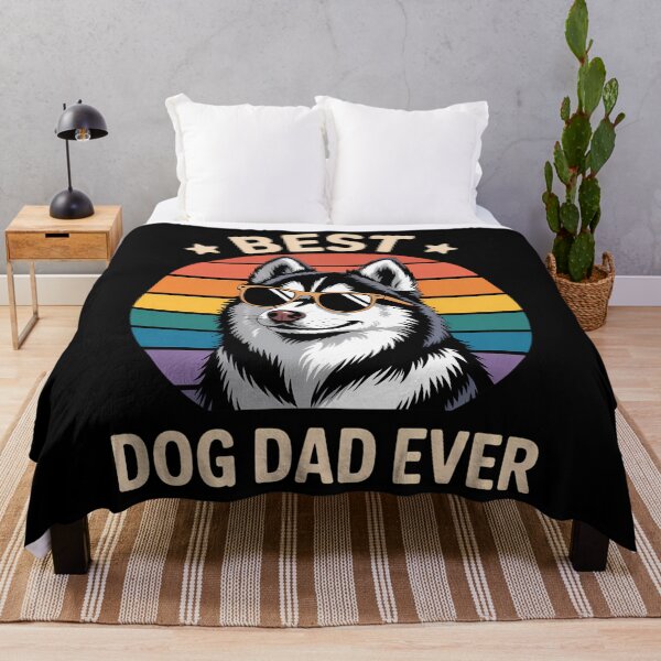 Item preview, Best Dog Dad Ever Siberian Husky Father's Day Gift designed and sold by CruelShadesSt.