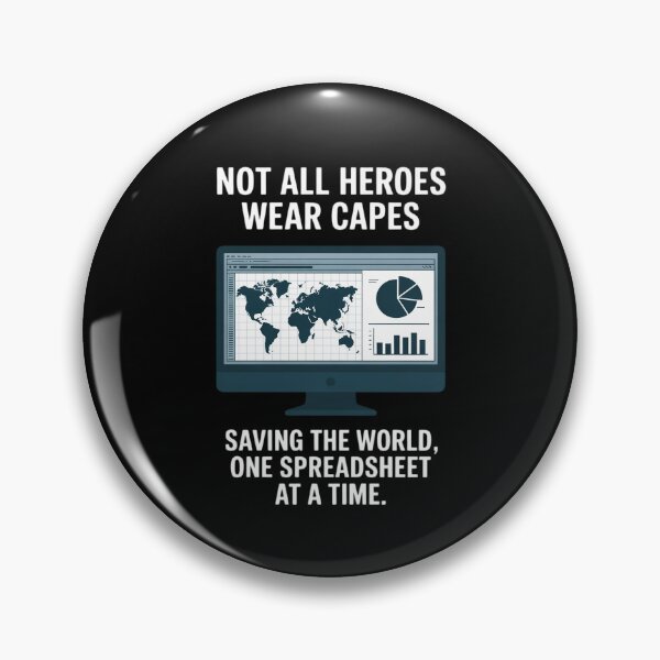 Item preview, Saving The World One Spreadsheet at a Time designed and sold by SnackPAC.