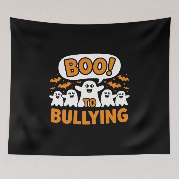 Item preview, Say Boo to Bullying Ghost Halloween Anti-Bullying designed and sold by SnackPAC.