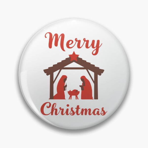 Item preview, Merry Christmas Nativity Scene Christian Art designed and sold by DavidTeeStudio.