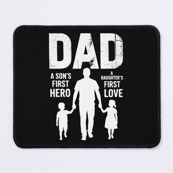 Item preview, Dad sons first hero daughter love for father's day designed and sold by CruelShadesSt.