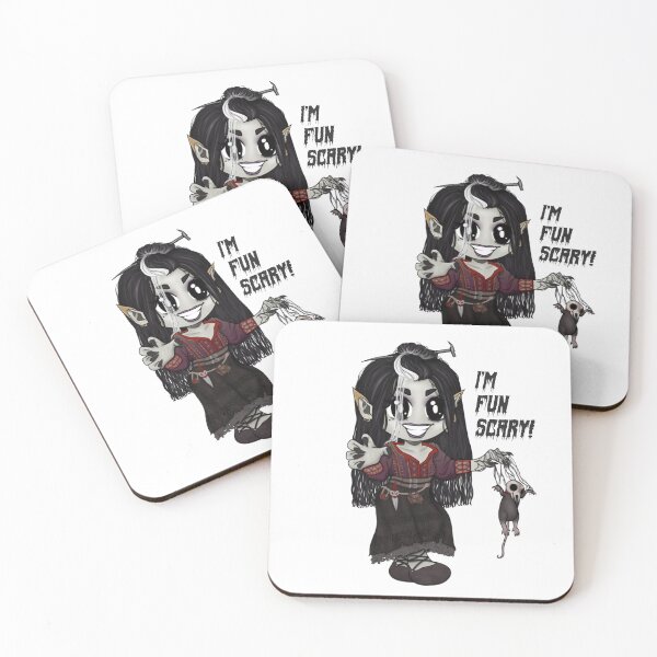Item preview, Chibi Laudna with Pâté Text Ver. (Critical Role C3) designed and sold by bajablaest.