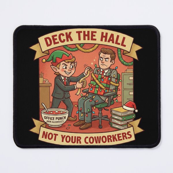 Item preview, Deck The Hall Not Your Coworkers designed and sold by CatherineLievre.