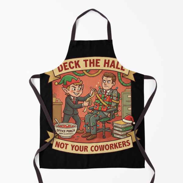 Item preview, Deck The Hall Not Your Coworkers designed and sold by CatherineLievre.