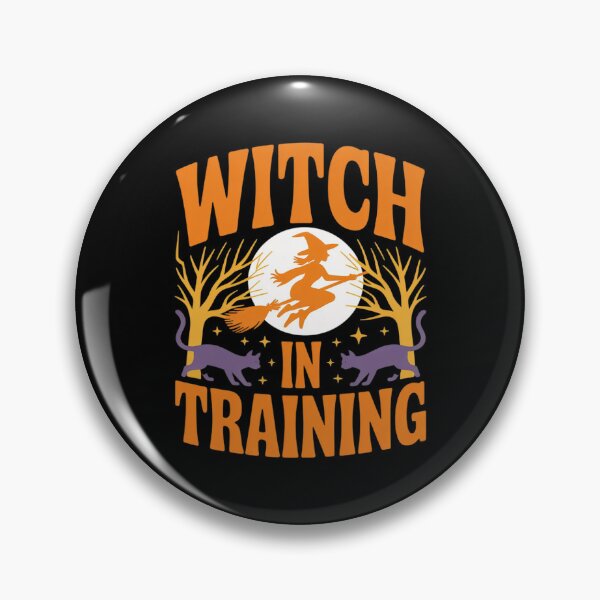 Item preview, Scary On Her Broom Halloween Party Spooky Witch In Training designed and sold by LittleDame.