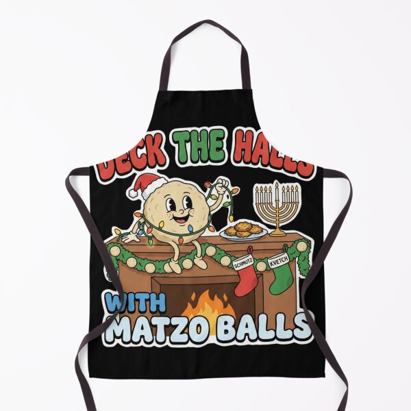 Item preview, Deck The Halls with Matzo Balls designed and sold by CatherineLievre.