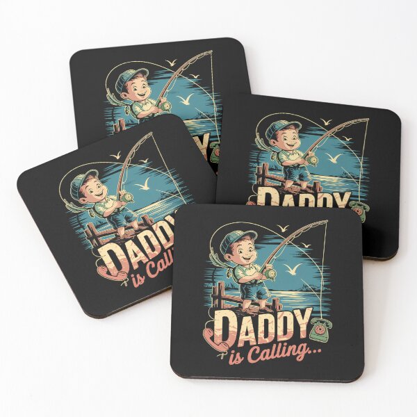 Item preview, Daddy Is Calling Fishing Dad Sarcasm Sarcastic Father's Day designed and sold by CruelShadesSt.