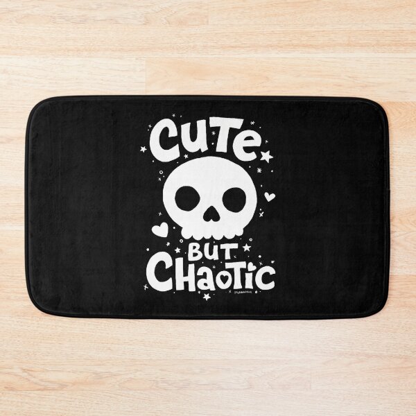 Item preview, Cute But Chaotic - Skull Hearts Stars Hand-Drawn Art Type designed and sold by malhanasbih.