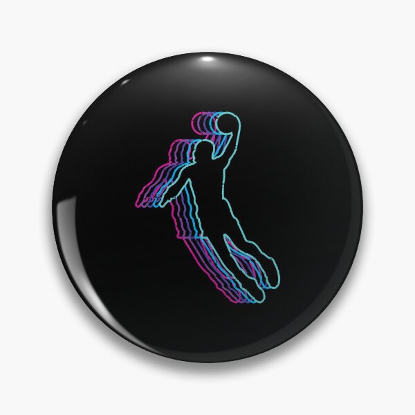 Artikelvorschau, Basketball Dunk Umrisse Retro Baller Spieler Männer Jungen entworfen und verkauft von FernLela.