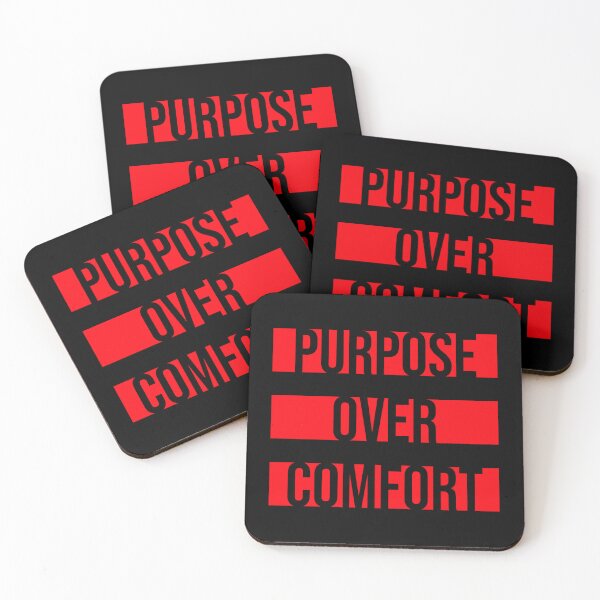Item preview, Purpose Over Comfort Motivation Mindset Growth designed and sold by shirt-o-mat.