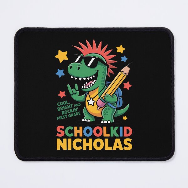 Item preview, Schoolkid Nicholas Loud, Bright and Rockin´ Personalized designed and sold by LittleDame.
