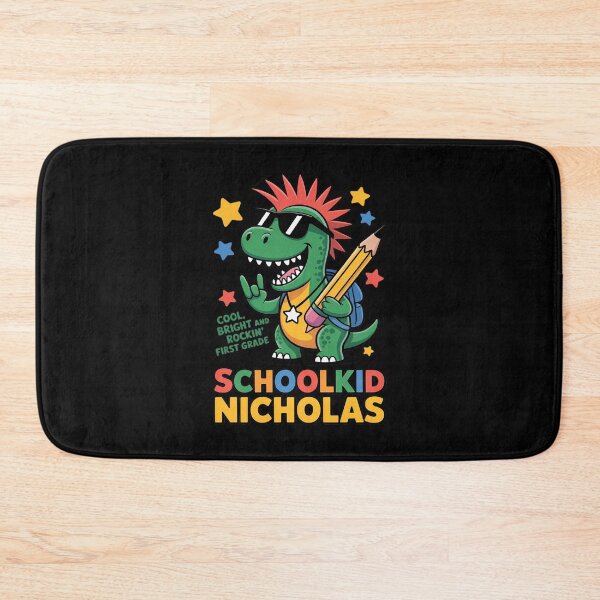Item preview, Schoolkid Nicholas Loud, Bright and Rockin´ Personalized designed and sold by LittleDame.