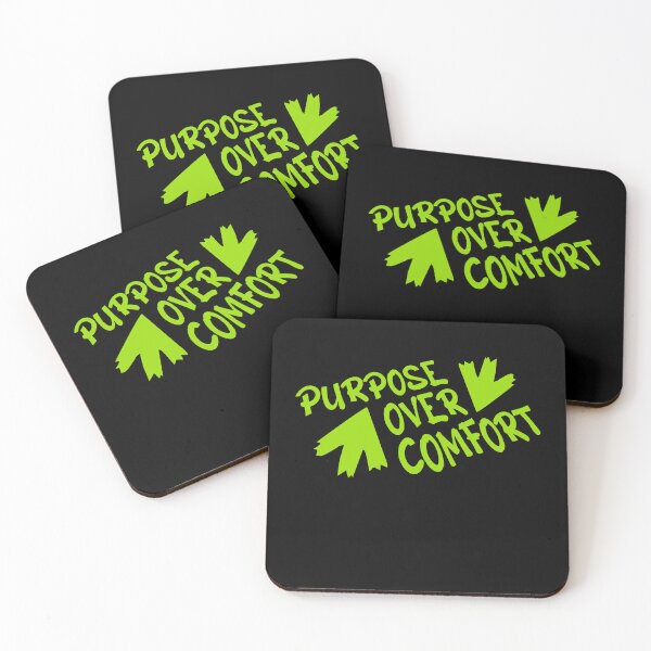 Item preview, Purpose Over Comfort Motivation Mindset Growth designed and sold by shirt-o-mat.