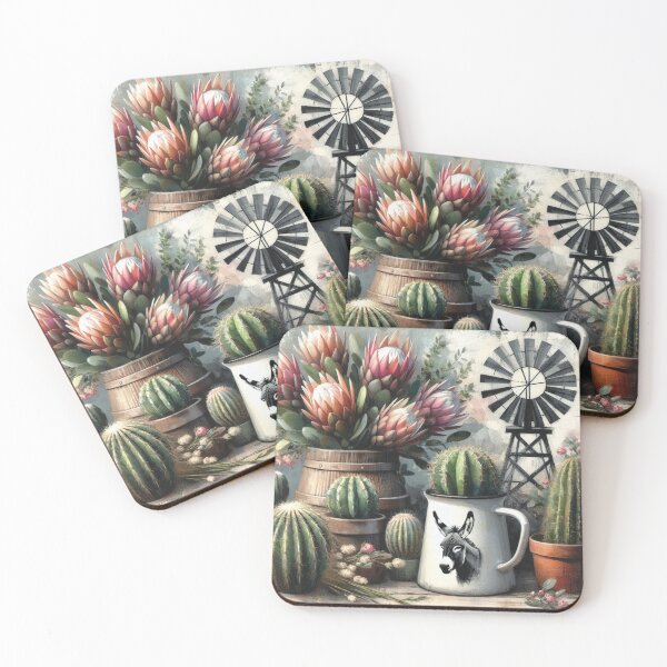 Item preview, Protea Windmill vintage designed and sold by DixieArt99.