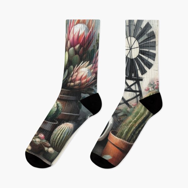 Item preview, Protea Windmill vintage designed and sold by DixieArt99.