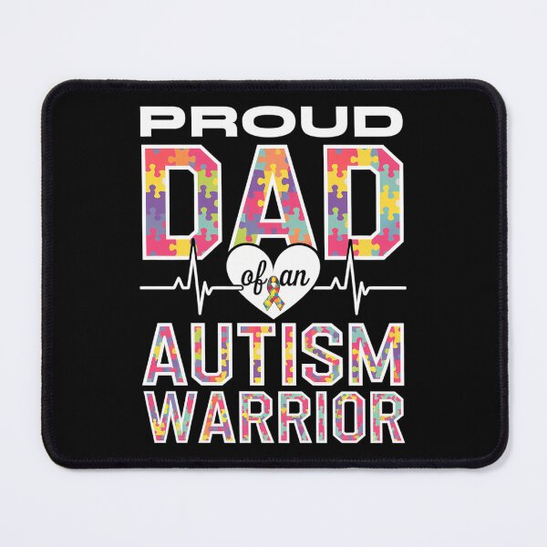 Item preview, autism Dad Autism awareness warrior designed and sold by CruelShadesSt.