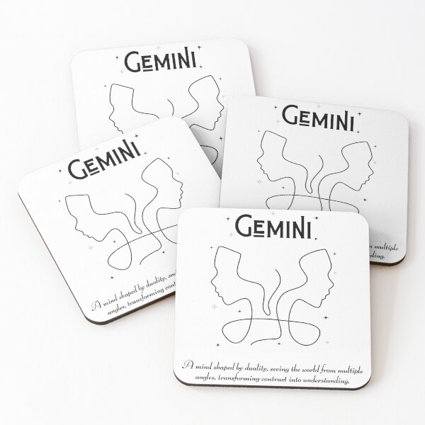 Item preview, Cosmic Twins Art Gemini-Air Sign designed and sold by KaBaRen.