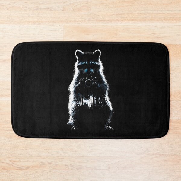 Item preview, Raccoon With Camera Forest Animal Lover Art Raccoon designed and sold by malhanasbih.