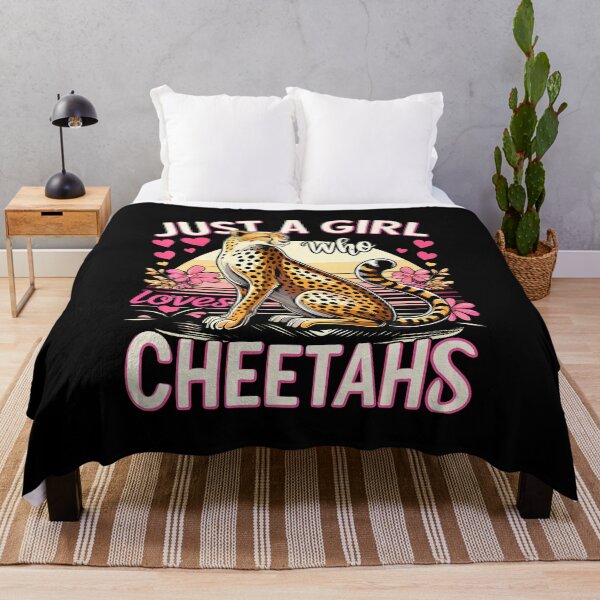 Item preview, Cheetah Lover Just A Girl Who Loves Cheetahs designed and sold by AngelaSandra.