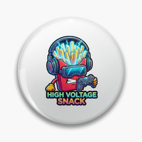 Item preview, High Voltage Fries - Neon Gamer Snack designed and sold by AI Experiment Lab.