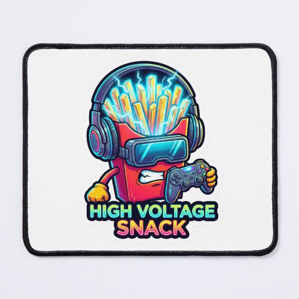 Item preview, High Voltage Fries - Neon Gamer Snack designed and sold by AI Experiment Lab.