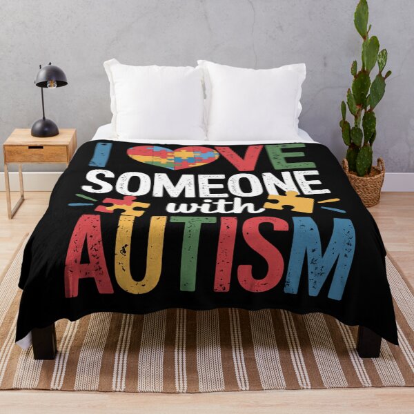 Item preview, I Love Someone With Autism Awareness Heart designed and sold by CruelShadesSt.