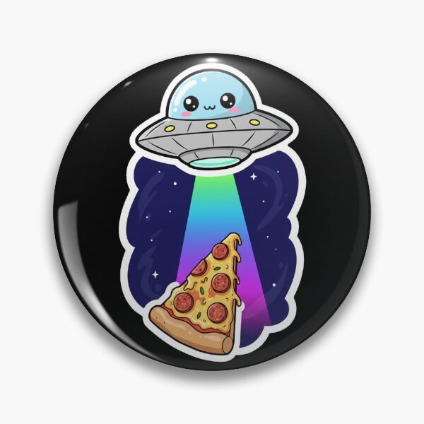Item preview, Alien Abducted Pizza designed and sold by plastikelectrik.