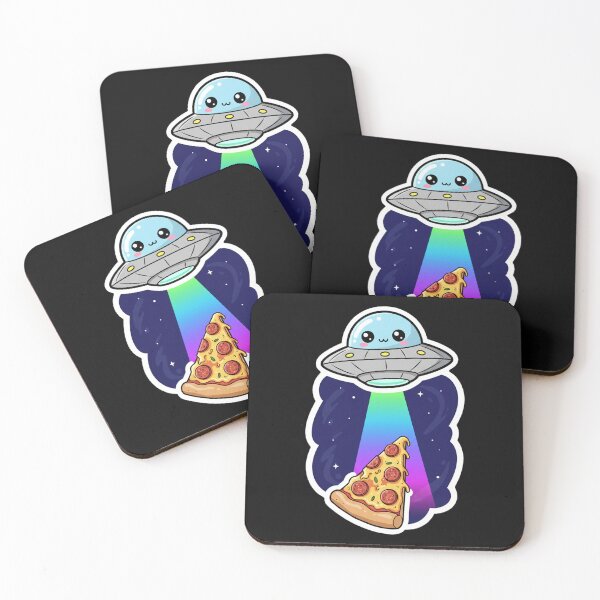 Item preview, Alien Abducted Pizza designed and sold by plastikelectrik.