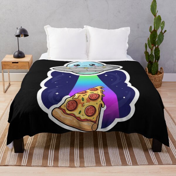 Item preview, Alien Abducted Pizza designed and sold by plastikelectrik.