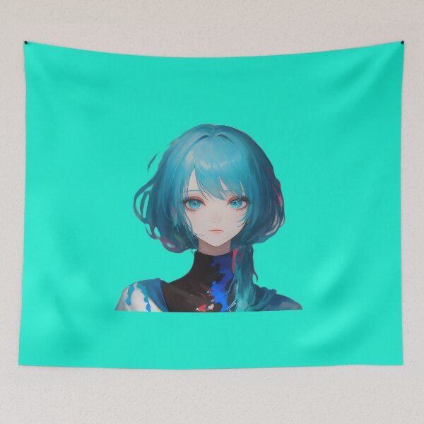 Item preview, pastel blue anime style design designed and sold by aledfychan.