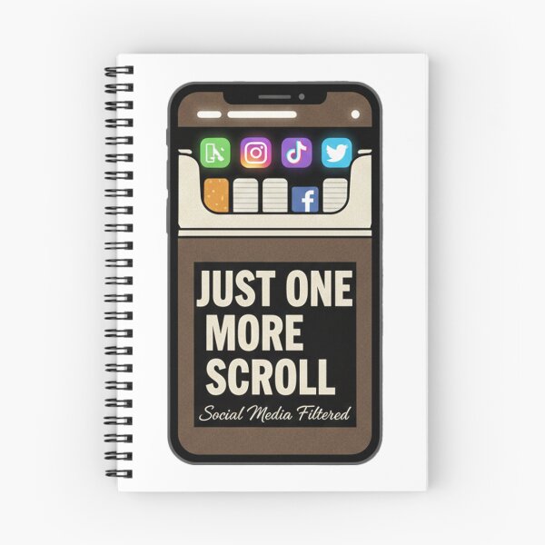 Item preview, Just One More Scroll Illustration designed and sold by TopShoop1.