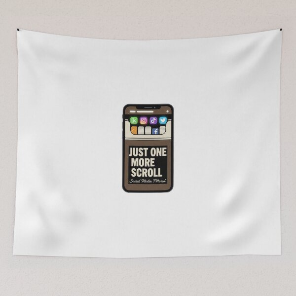 Item preview, Just One More Scroll Illustration designed and sold by TopShoop1.