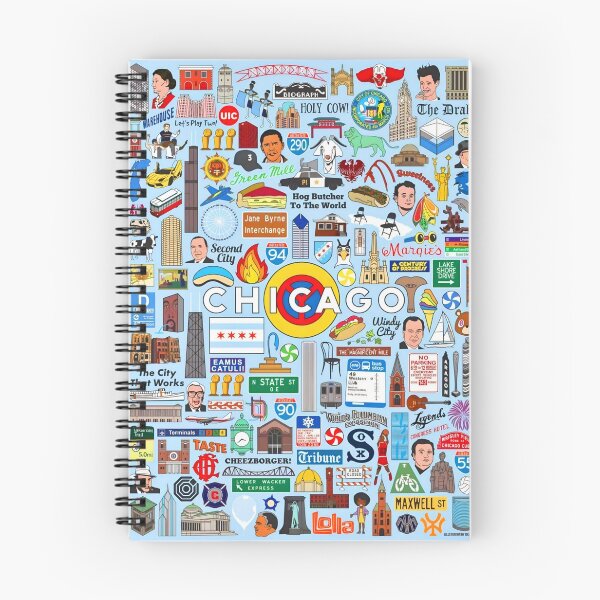 Item preview, Chicago Iconic Landmarks Signs & Symbols & People Places & Things  - Illinois designed and sold by CMooreWorx.