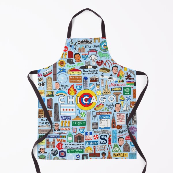 Item preview, Chicago Iconic Landmarks Signs & Symbols & People Places & Things - Illinois designed and sold by CMooreWorx.