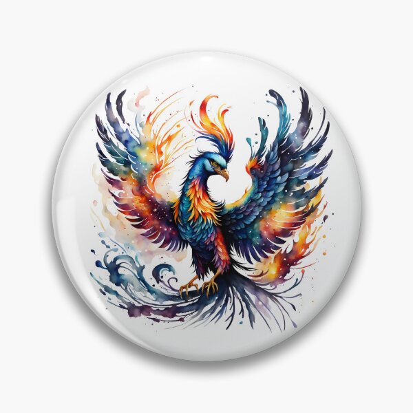 Item preview, Phoenix Bird Rising designed and sold by ByNicoleSara.