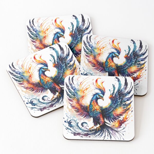 Item preview, Phoenix Bird Rising designed and sold by ByNicoleSara.