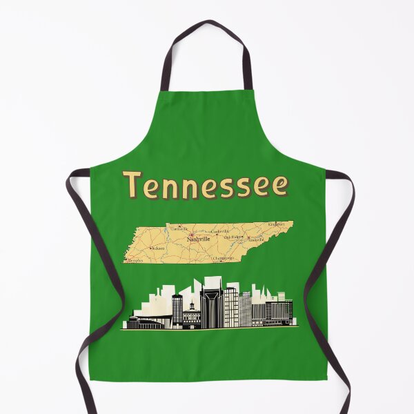 Item preview, Tennessee Heritage, Vintage Map & Nashville Skyline Tee designed and sold by mashmosh.