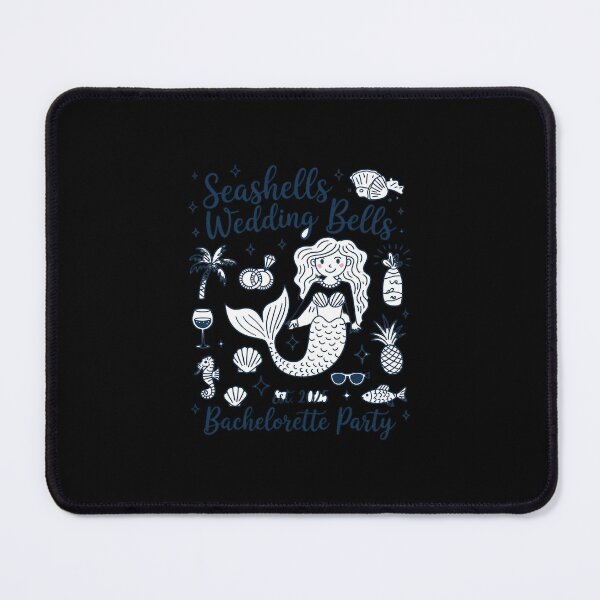 Item preview, Seashells & Wedding Bells Beach Bach Crew Bachelorette 2025 designed and sold by GasVille.