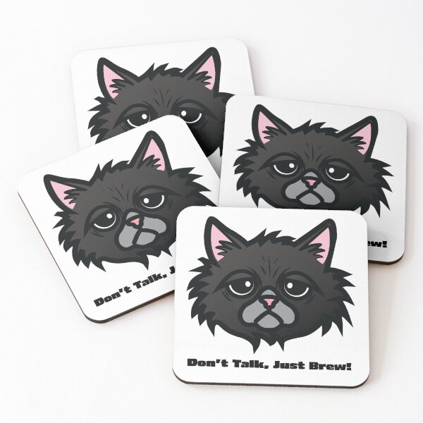 Item preview, Grumpy Kitty: Don't talk, just brew! designed and sold by WowStudiosAus.