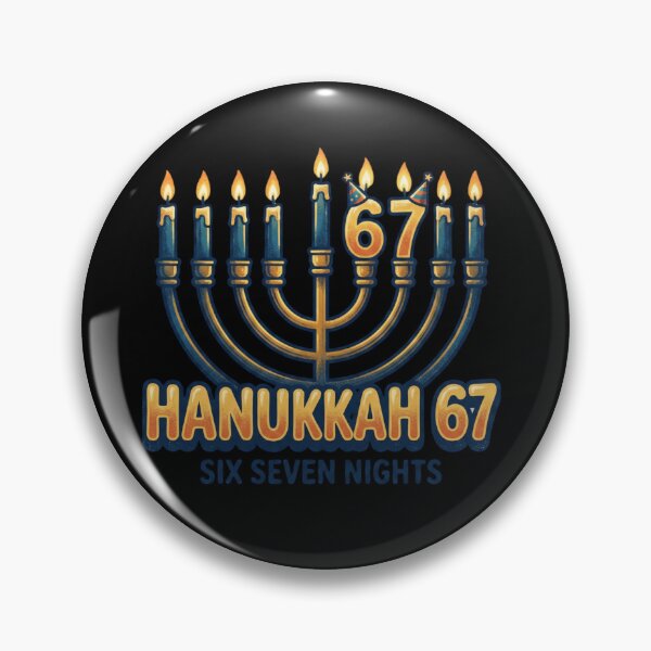 Item preview, Hanukkah 67 Six Seven Meme designed and sold by CatherineLievre.